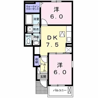 ルフィーネ【1階】の間取り