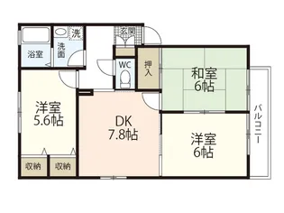 せせらルミナス【1階】の間取り