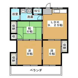 グローリー高大【2階】の間取り