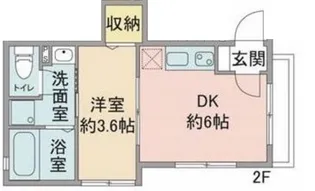 チェコリーヌ【2階】の間取り