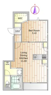 グラン碑文谷A【1階】の間取り