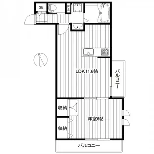 CORAL REEF【1階】の間取り