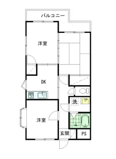 サクセスロード【2階】の間取り