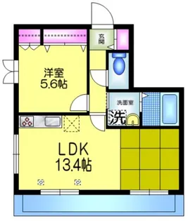 スターレジデンス【3階】の間取り