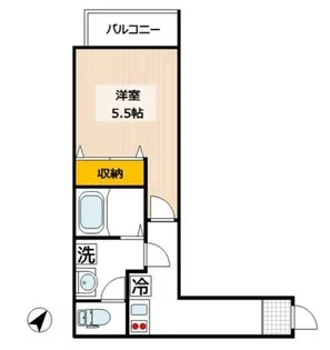 Semplice中台【1階】の間取り