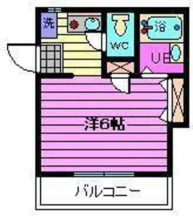 ローズハイツ【1階】の間取り