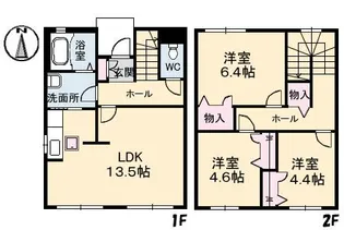 アルファ C棟【1階】の間取り