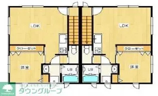 ガレージハウスラフォーレ【1階】の間取り
