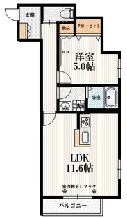 Belle Aube【3階】の間取り