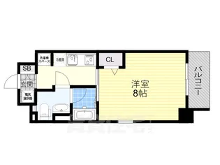 ラナップスクエア南森町NEXT STAGE【7階】の間取り