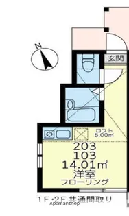 ユナイト横浜スワンナプームの丘【2階】の間取り