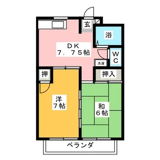 DAC一橋【1階】の間取り