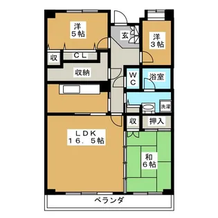フルセイル権太坂【2階】の間取り