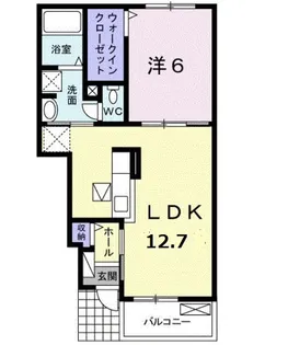 ベルフィオーレ 彩 B【1階】の間取り