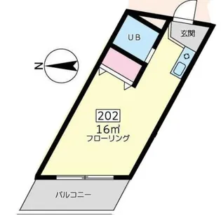 ラックスホーム弘明寺 パート4【2階】の間取り
