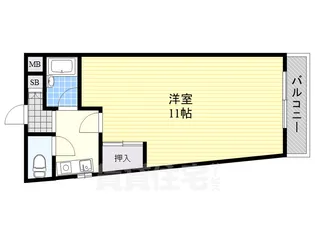 エスポワール御崎【3階】の間取り