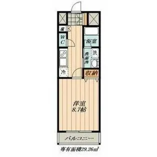Castle Hills 柳ヶ瀬(キャッスルヒルズヤナガセ)【8階】の間取り