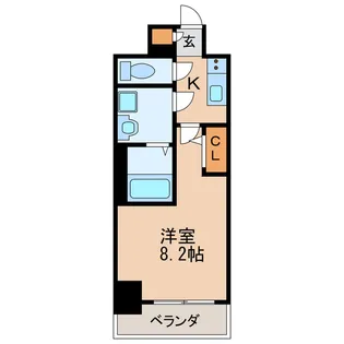 エスリード新栄プライム【2階】の間取り