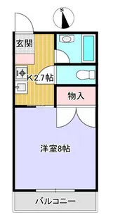 ジュネス吉田台【2階】の間取り