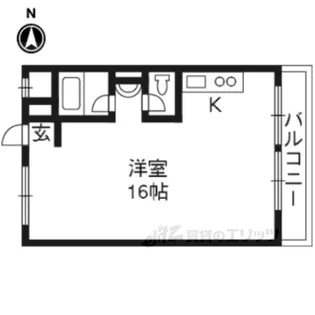 コープみささぎ【6階】の間取り