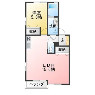 Living Two A【2階】の間取り