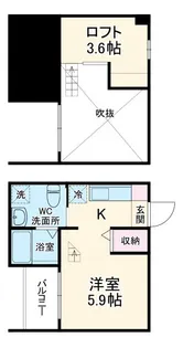 リシュテール【1階】の間取り