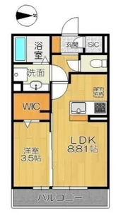 アモリールII【1階】の間取り