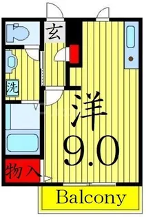 ブルーウェル【2階】の間取り