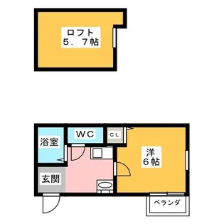 ワインコート【1階】の間取り