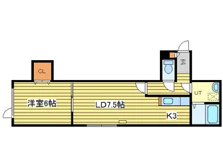ジュピターノルデン【2階】の間取り