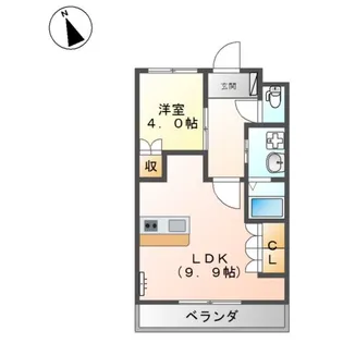 アイリス【1階】の間取り