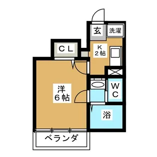 グランパスコート【1階】の間取り
