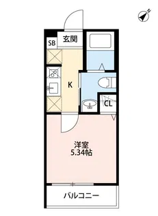 Ciel前野町【2階】の間取り
