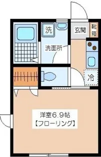 エスポワール城山【1階】の間取り