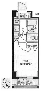 レガリアヒルズ代々木【6階】の間取り
