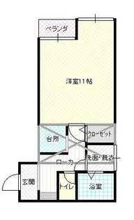 ハイツマロニエ大手町 AB棟【1階】の間取り