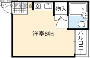 フリーディオ高殿.【4階】の間取り