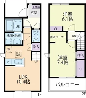 ドゥーソレイユの間取り