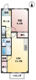 サープラス和【1階】の間取り