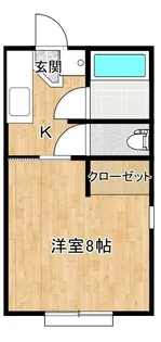 マエサンハイツ【1階】の間取り