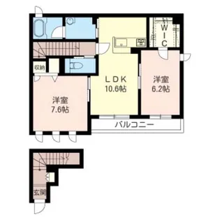 Abeaut【2階】の間取り