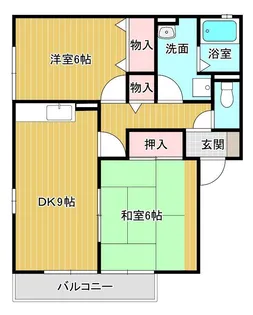 ニュウジーコート都城【1階】の間取り