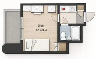 エイトバレー河原町【11階】の間取り