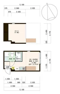 グランバレー大鳥居【2階】の間取り