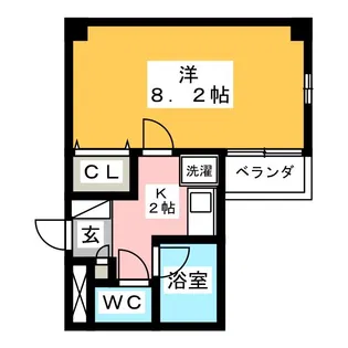 West Coast【3階】の間取り