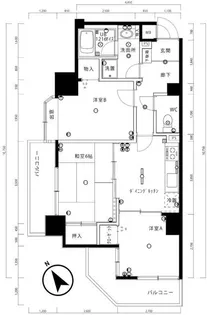 マイキャッスル不動前II(マイキャッスルフドウマエツー)【2階】の間取り