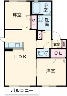 ソフィア梶尾 C棟【2階】の間取り