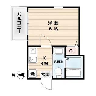 グレイスヒルズ新中野【2階】の間取り