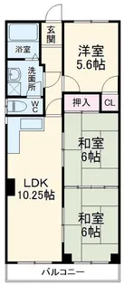 エディハイツ庄南【2階】の間取り