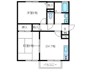 コンフォート【1階】の間取り